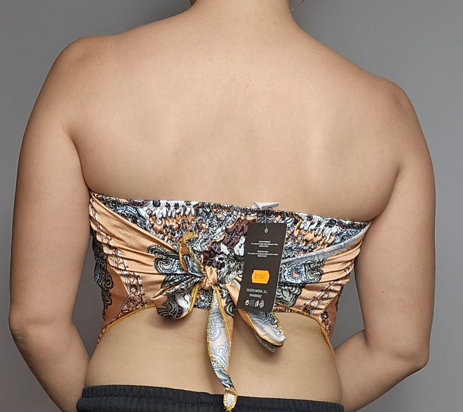 Scarf-style band top – photo 4
